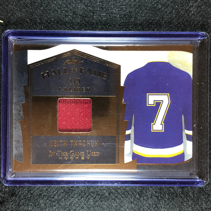 2022-23 In The Game Used Nhl Keith Tkachuk Hall Of Fame Caliber Relic Bronze 1/9