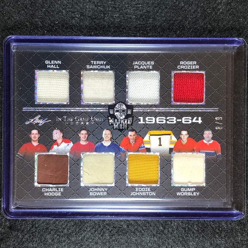 2022-23 In The Game Used Nhl Sawchuk Crozier Worsley Masked Men Relic 8/9