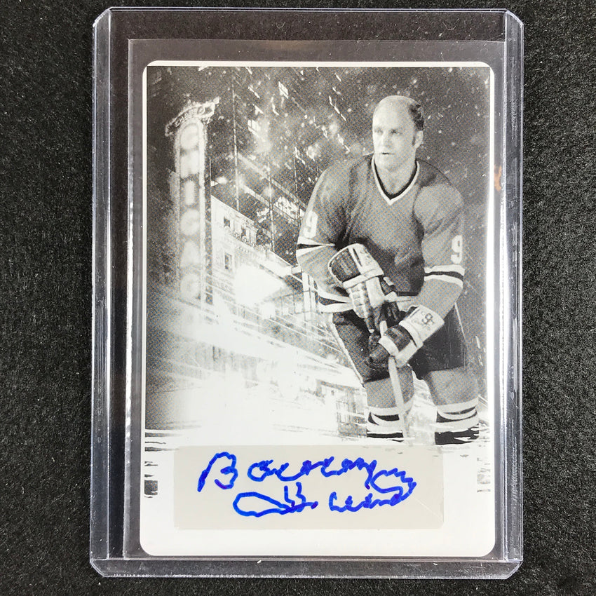 2022-23 In The Game Used Nhl Bobby Hull Once Upon Time In Chicago Auto Plate 1/1
