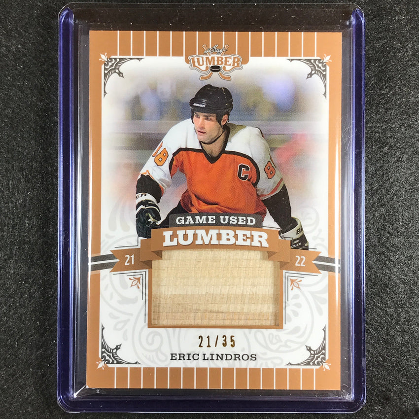 2021-22 Lumber Nhl Eric Lindros Game Used Lumber Relic Bronze 21/35