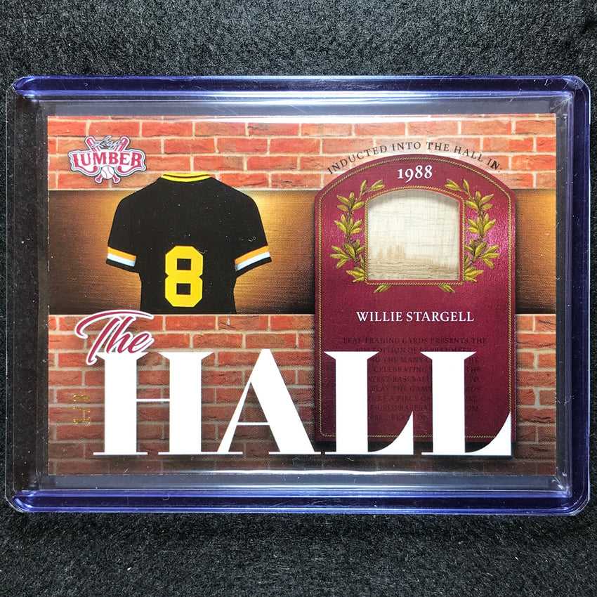2021-22 Lumber Nhl Willie Stargell The Hall Relic Red 1/3