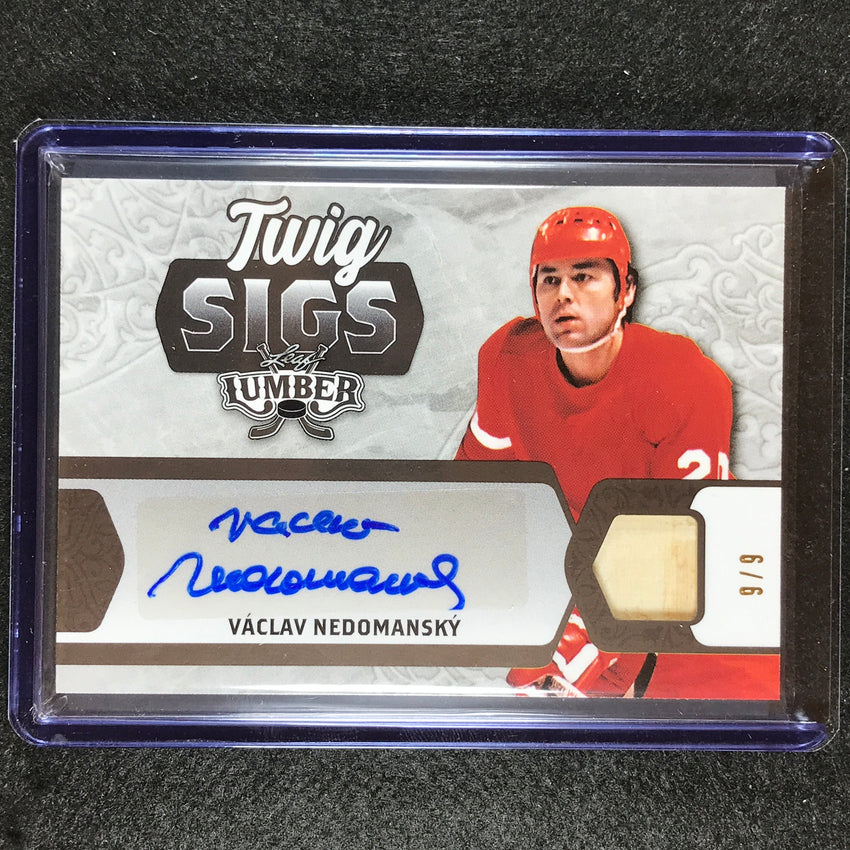 2021-22 Lumber Nhl Vaclav Nedomansky Twig Sigs Relic Auto Pewter 6/6
