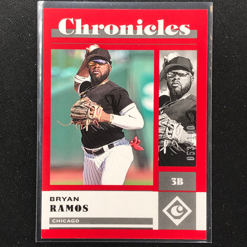 2023 Chronicles Mlb Bryan Ramos Chronicles Base Set Red 53/100