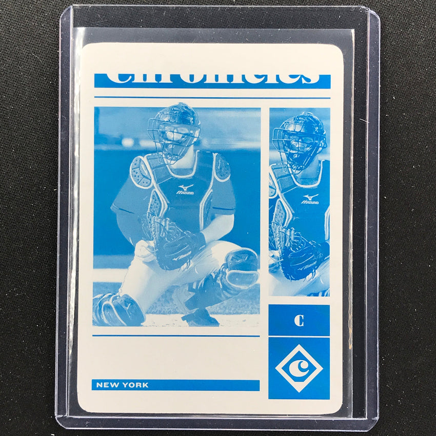 2023 Chronicles Mlb Kevin Parada Chronicles Base Set Cyan Printing Plate 1/1