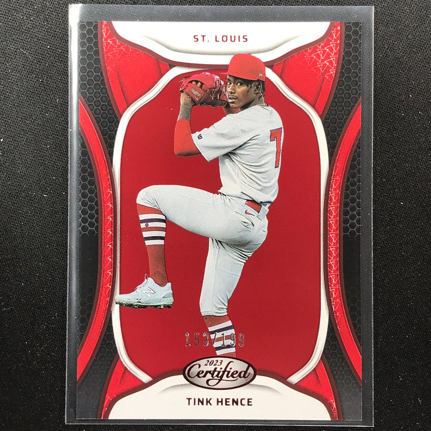 2023 Chronicles MLB TINK HENCE Certified Red 153/199 #38