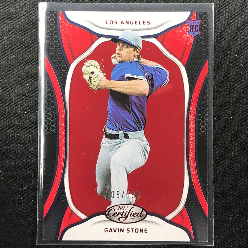 2023 Chronicles MLB GAVIN STONE Certified Rookie Red 108/199 #42