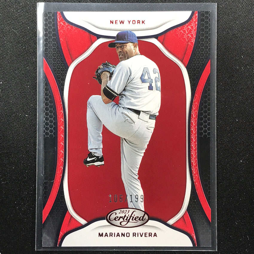 2023 Chronicles Mlb Mariano Rivera Certified Red 106/199 No 50