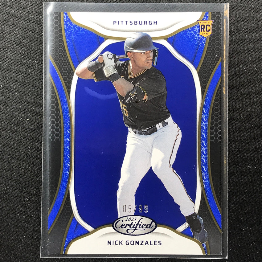 2023 Chronicles Mlb Nick Gonzales Certified Rookie Blue 5/99