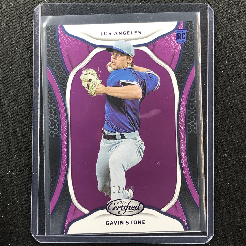 2023 Chronicles Mlb Gavin Stone Certified Rookie Purple 2/49