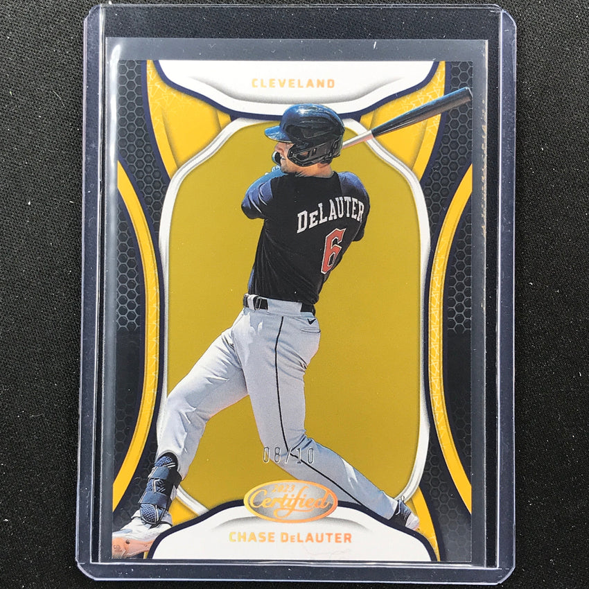 2023 Chronicles Mlb Chase Delauter Certified Holo Gold 8/10