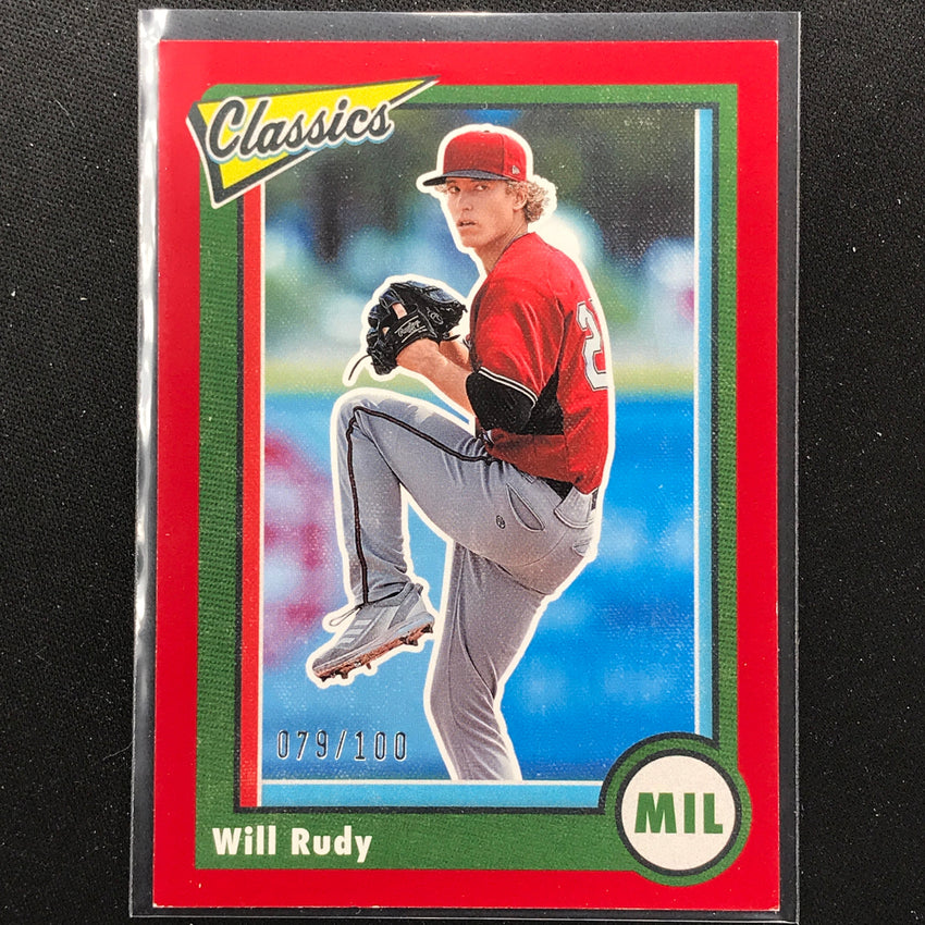 2023 Chronicles Mlb Will Rudy Classics Red 79/100