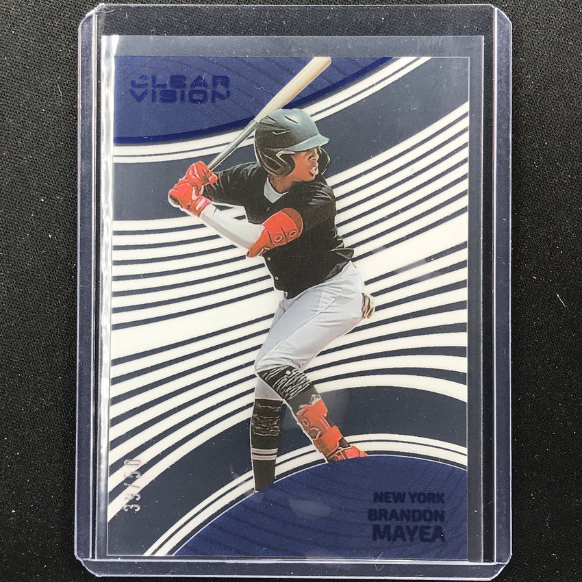 2023 Chronicles Mlb Brandon Mayea Clear Vision Blue 39/50