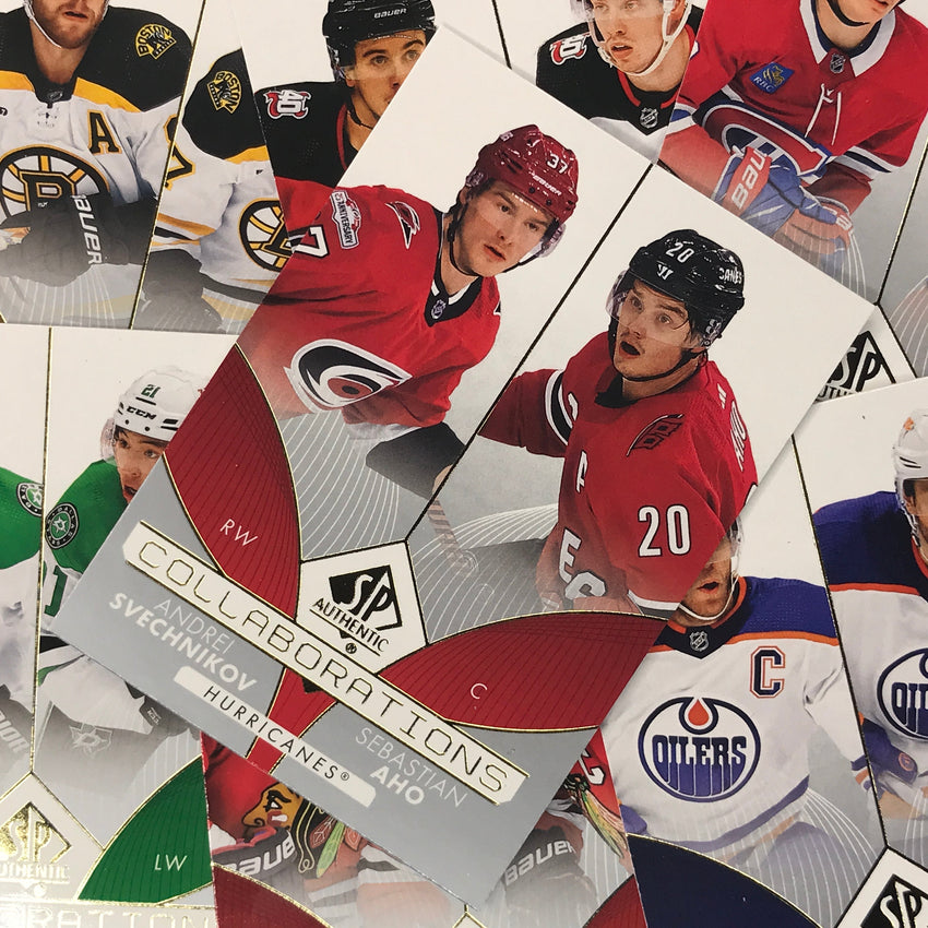 2022-23 SP Authentic NHL COLE CAUFIELD NICK SUZUKI Collaborations Base #5