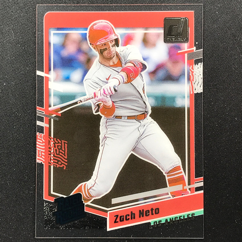 2023 Chronicles MLB ZACH NETO Clearly Donruss Rated Rookie Base #6