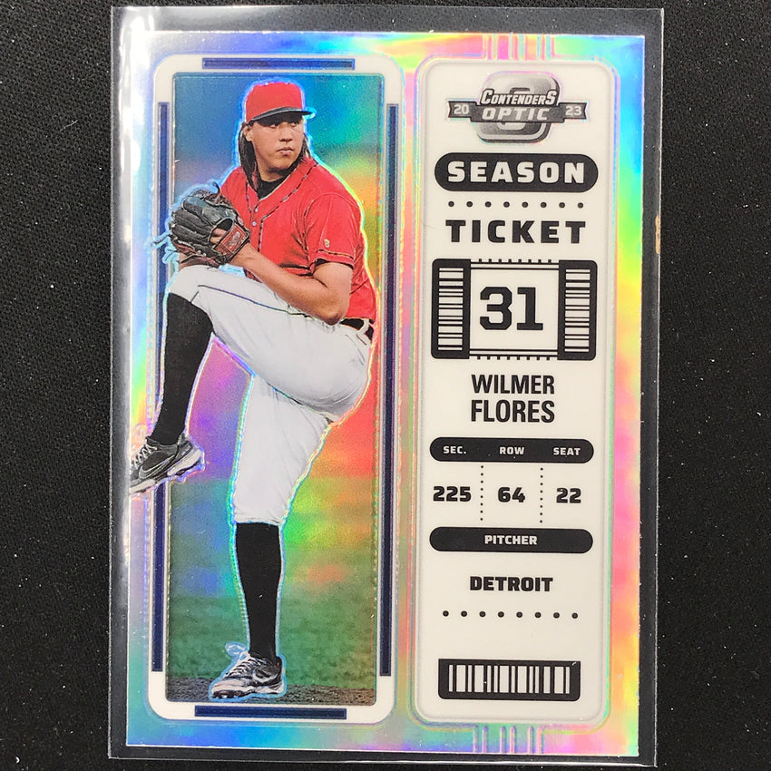 2023 Chronicles MLB WILMER FLORES Contenders Optic Season Ticket Silver Prizm #3