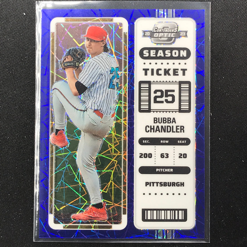2023 Chronicles Mlb Bubba Chandler Contenders Optic Ticket Blue Velocity 23/99