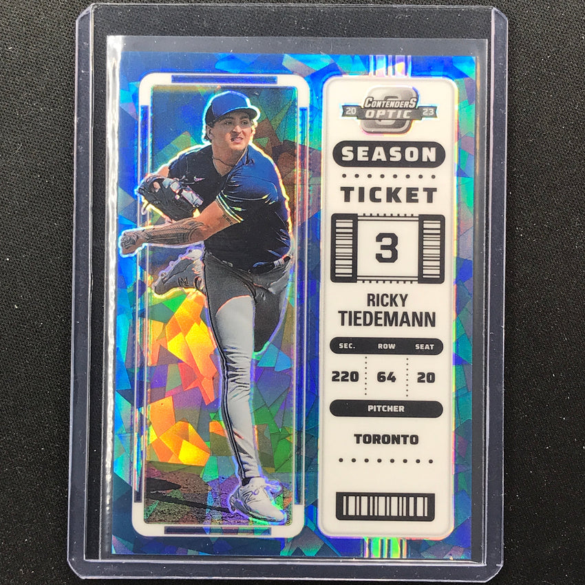 2023 Chronicles Mlb Ricky Tiedemann Contenders Optic Navy Blue Cracked Ice 6/25
