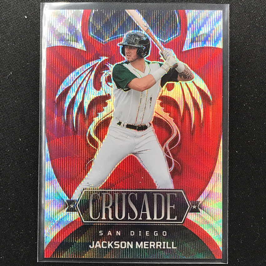 2023 Chronicles Mlb Jackson Merrill Crusade Red Wave 86/199