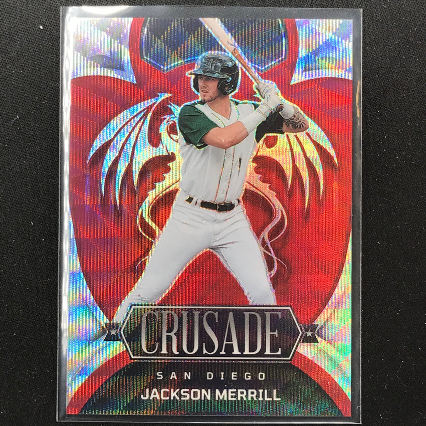 2023 Chronicles Mlb Jackson Merrill Crusade Red Wave 123/199