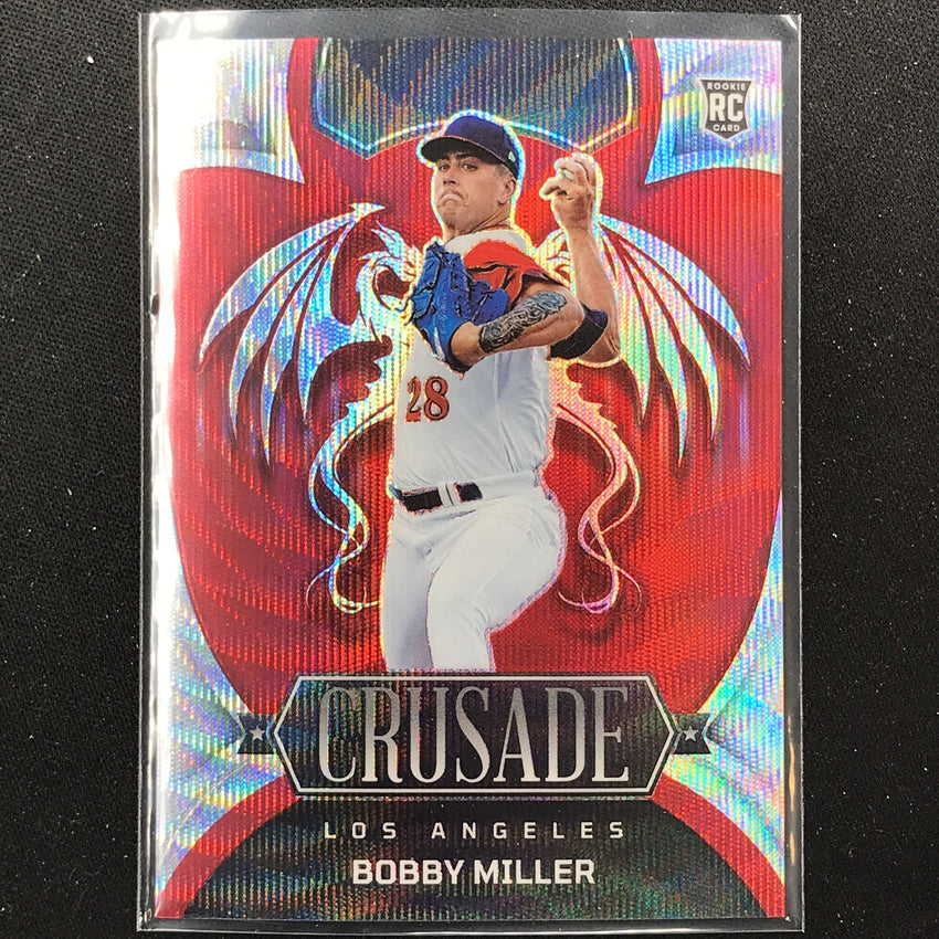 2023 Chronicles Mlb Bobby Miller Crusade Rookie Red Wave 120/199