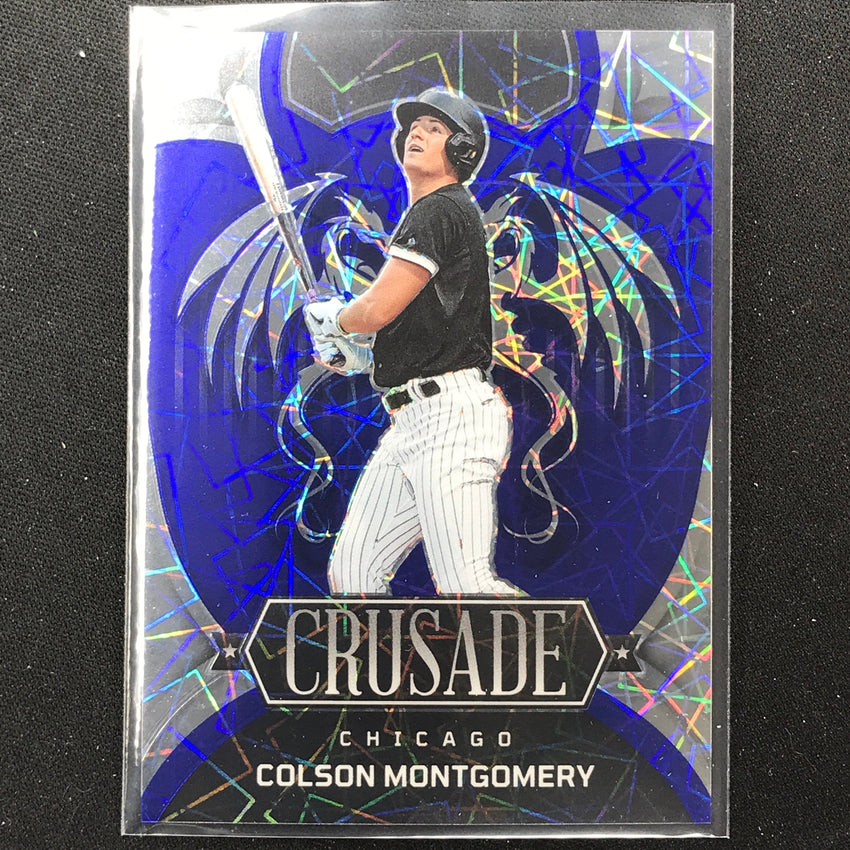 2023 Chronicles Mlb Colson Montgomery Crusade Blue Velocity 89/99