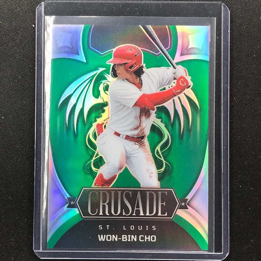 2023 Chronicles Mlb Won-bin Cho Crusade Green Prizm 4/5