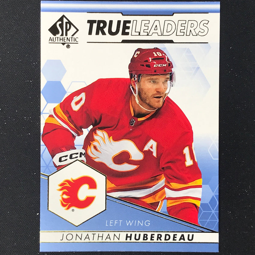 2022-23 SP Authentic NHL JONATHAN HUBERDEAU True Leaders Blue #17
