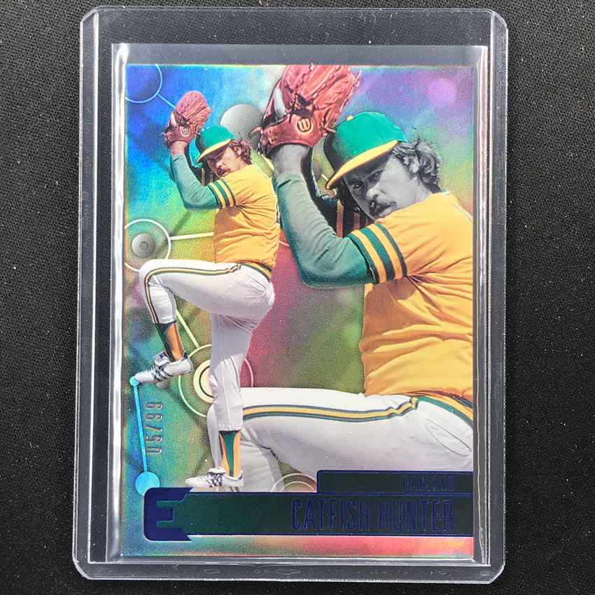 2023 Chronicles Mlb Catfish Hunter Essentials Blue 5/99