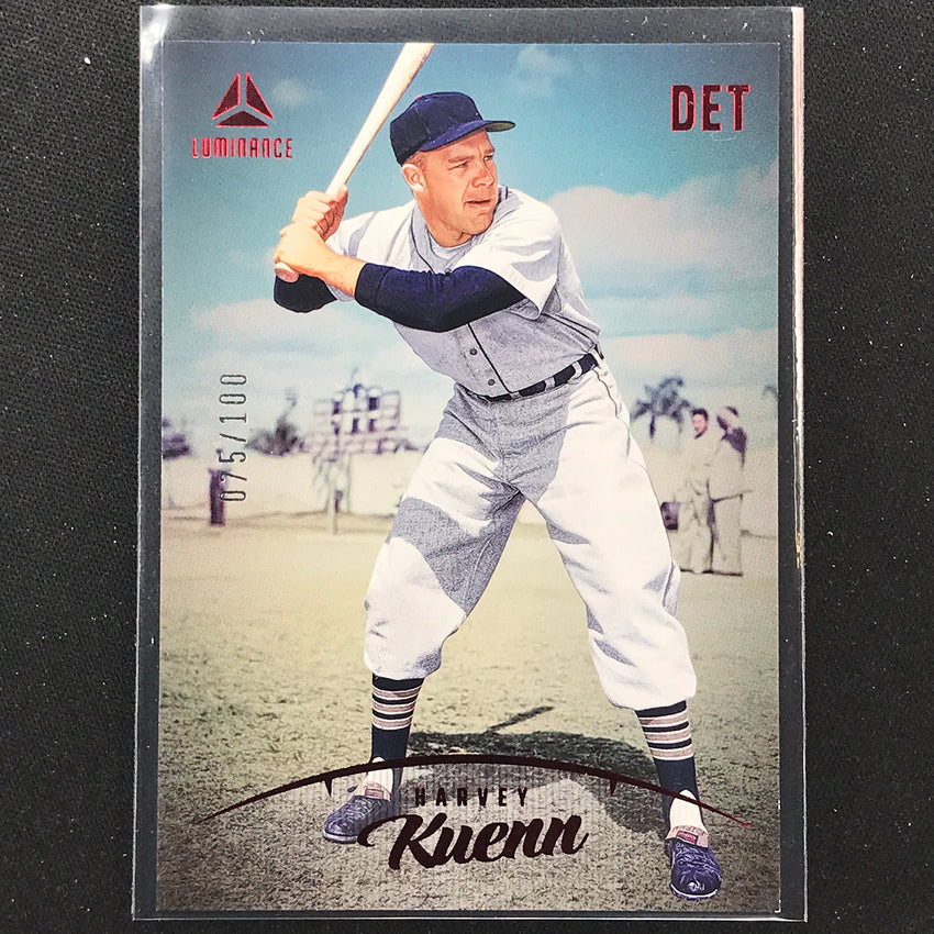 2023 Chronicles Mlb Harvey Kuenn Luminance Red 75/100
