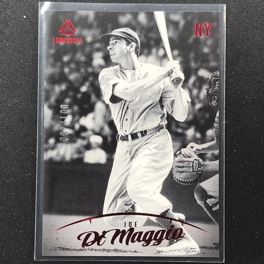 2023 Chronicles Mlb Joe Dimaggio Luminance Red 7/100