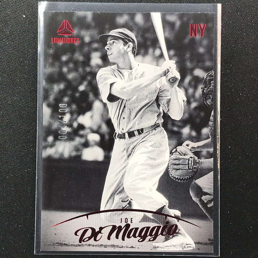 2023 Chronicles Mlb Joe Dimaggio Luminance Red 84/100