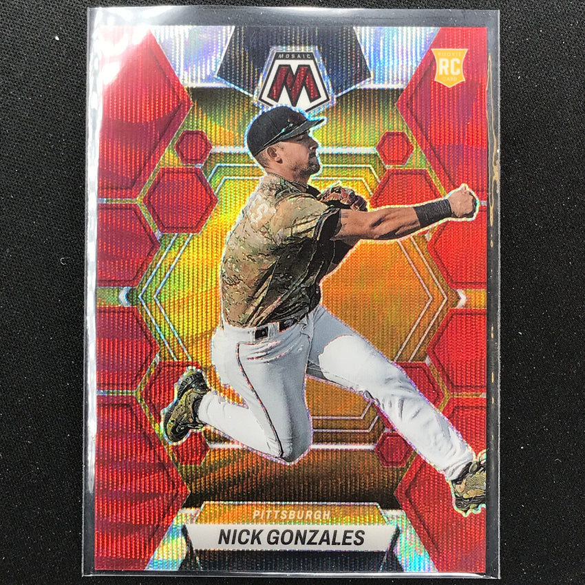 2023 Chronicles Mlb Nick Gonzales Mosaic Rookie Red Wave 74/199