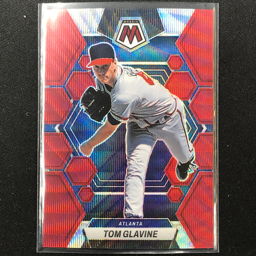 2023 Chronicles Mlb Tom Glavine Mosaic Red Wave 134/199