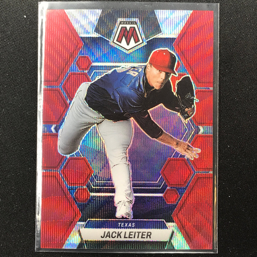 2023 Chronicles Mlb Jack Leiter Mosaic Red Wave 85/199