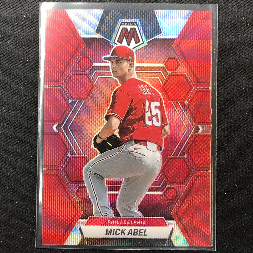 2023 Chronicles Mlb Mick Abel Mosaic Red Wave 174/199