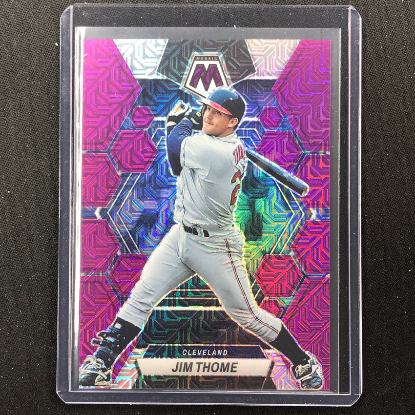 2023 Chronicles Mlb Jim Thome Mosaic Purple Mojo 2/50