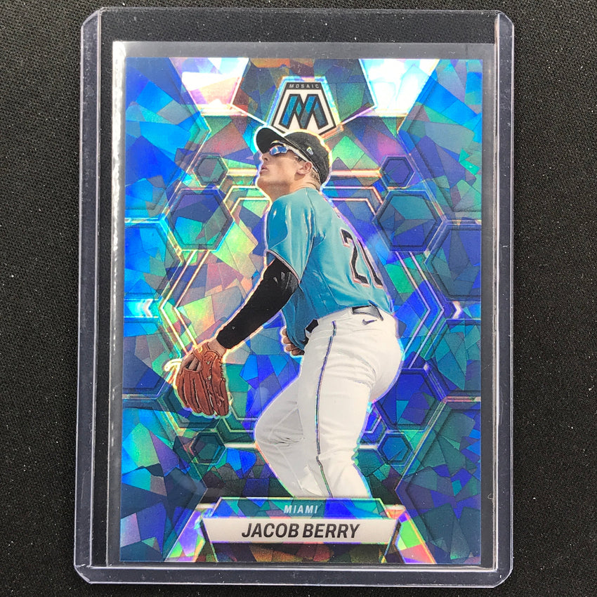 2023 Chronicles Mlb Jacob Berry Mosaic Navy Blue Cracked Ice 24/25