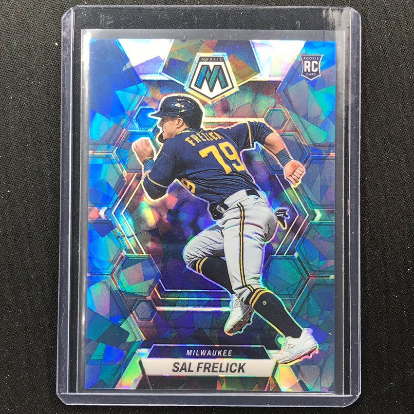2023 Chronicles Mlb Sal Frelick Mosaic Rookie Navy Blue Cracked Ice 13/25