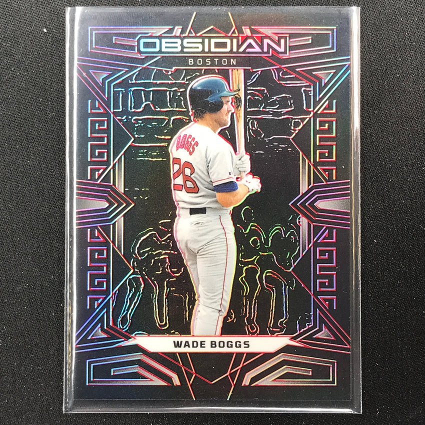 2023 Chronicles MLB WADE BOGGS Obsidian Electric Etch Red #45