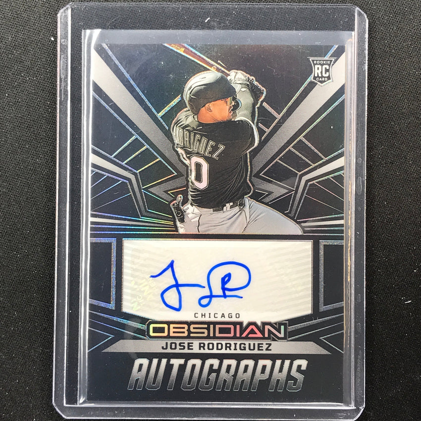 2023 Chronicles MLB JOSE RODRIGUEZ Obsidian Rookie Auto Base #JR
