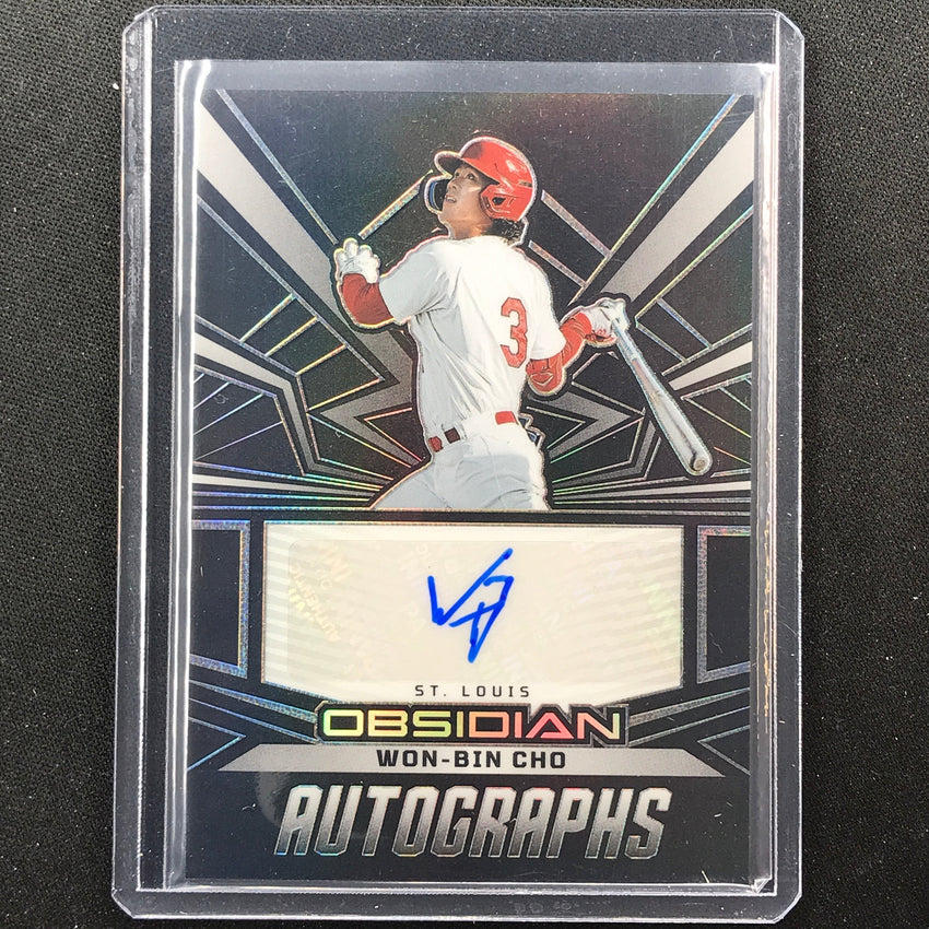 2023 Chronicles Mlb Won-bin Cho Obsidian Auto Base No Wc