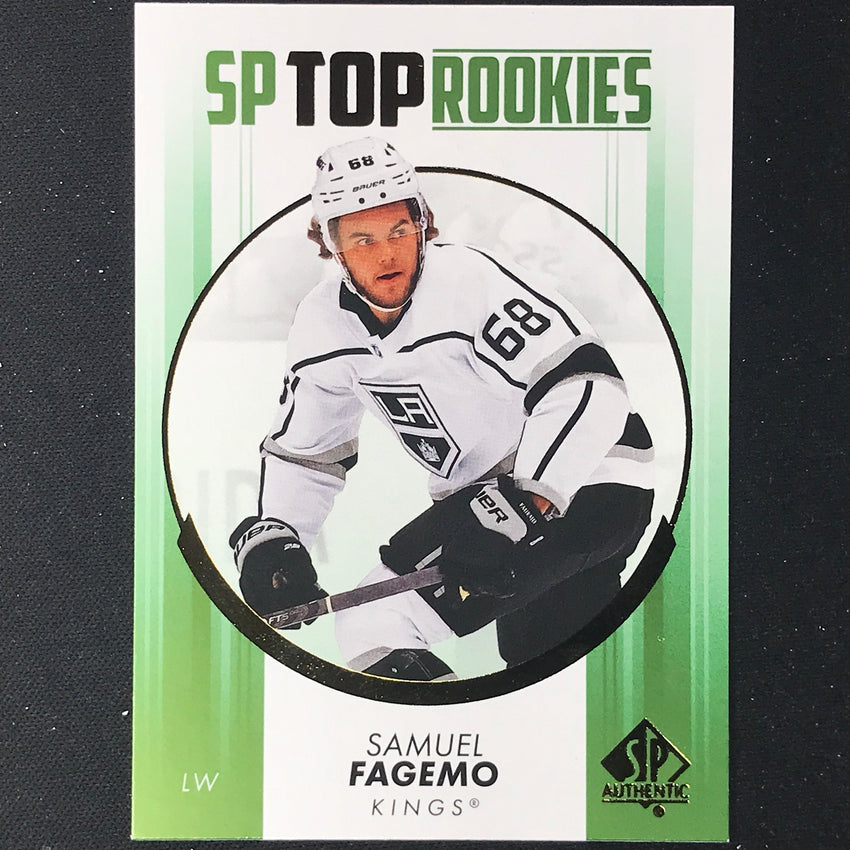 2022-23 SP Authentic NHL SAMUEL FAGEMO Top Rookies Green #11