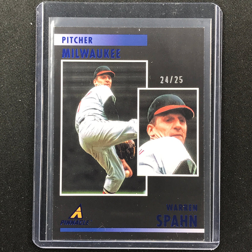 2023 Chronicles Mlb Warren Spahn Pinnacle Blue 24/25