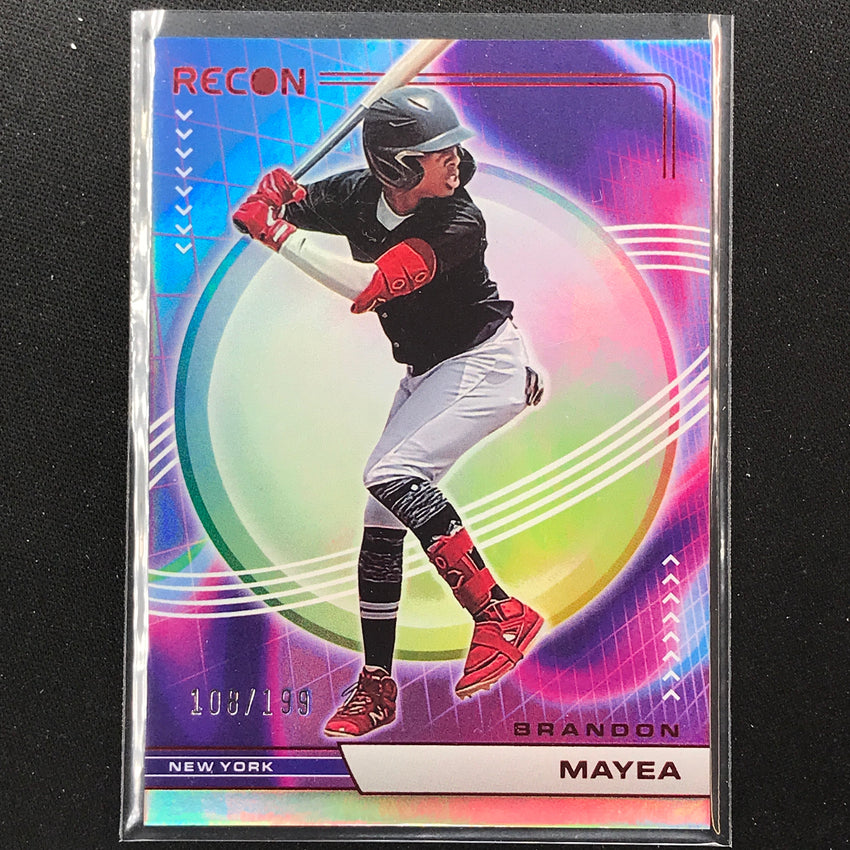 2023 Chronicles Mlb Brandon Mayea Recon Red 108/199