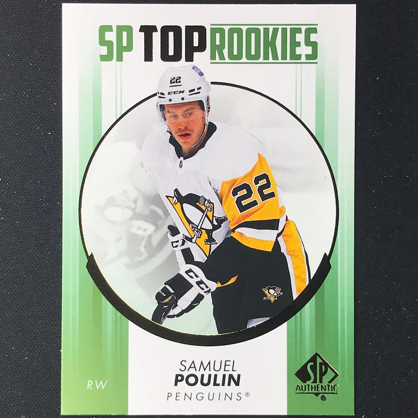 2022-23 SP Authentic NHL SAMUEL POULIN Top Rookies Green #24