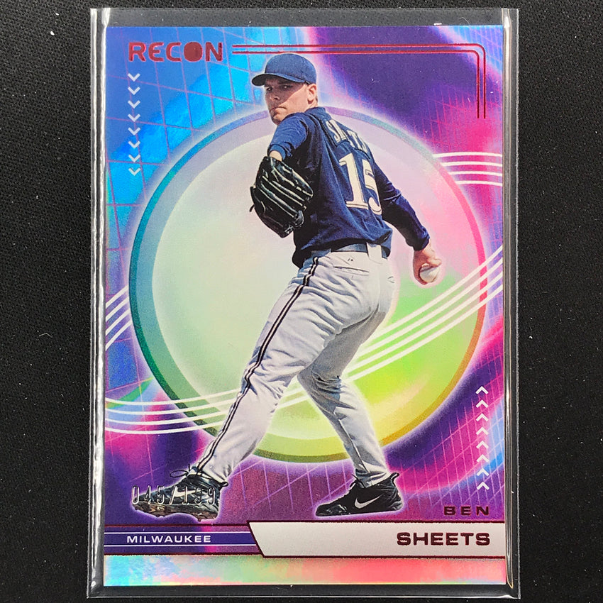 2023 Chronicles Mlb Ben Sheets Recon Red 45/199