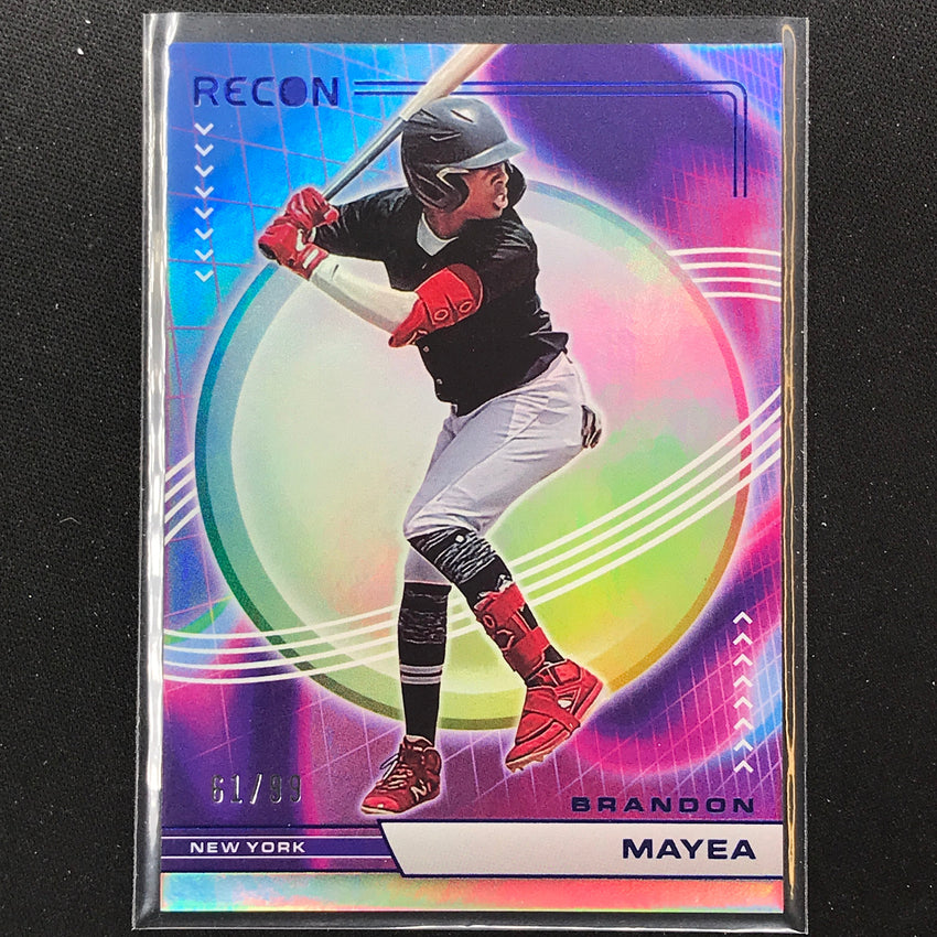 2023 Chronicles Mlb Brandon Mayea Recon Blue 61/99