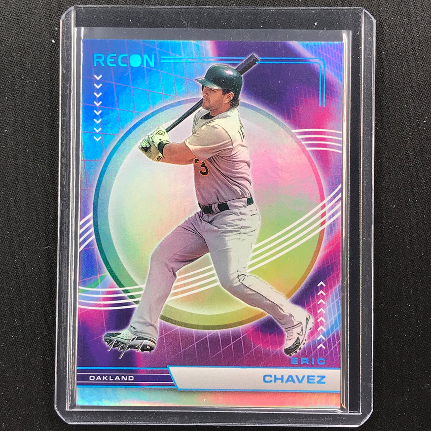 2023 Chronicles Mlb Eric Chavez Recon Holo Platinum Blue 1/1
