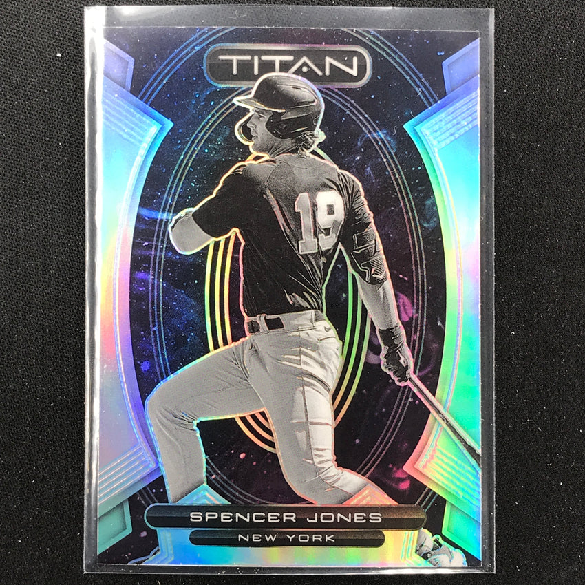 2023 Chronicles Mlb Spencer Jones Titan Silver Prizm No 9