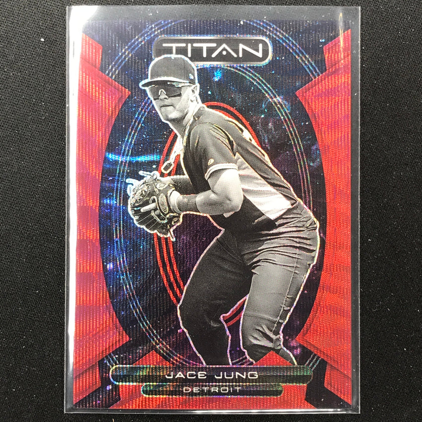 2023 Chronicles Mlb Jace Jung Titan Red Wave 95/199